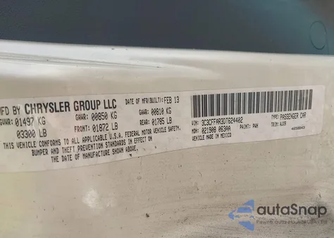 2013 Fiat 500 Pop from USA, damaged, VIN 3C3CFFAR3DT624402